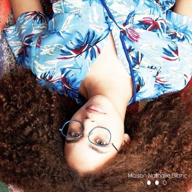 Nathalie Blanc, les lunettes fabriquées en France